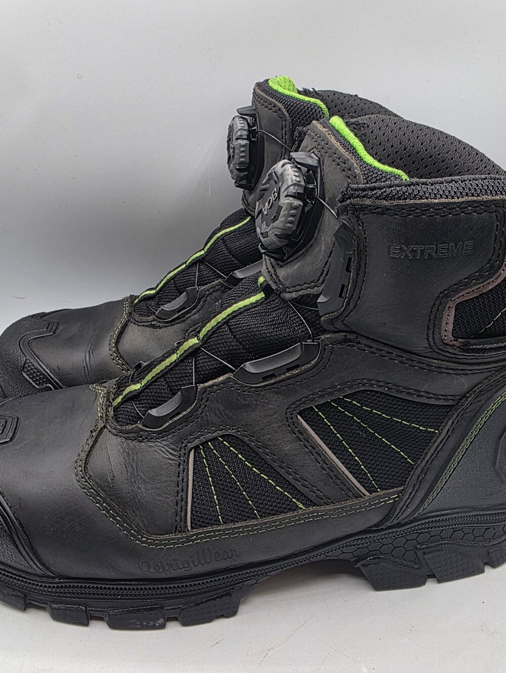 RefrigiWear Extreme Hiker BOA Safety Toe Freezer Boots Black US Men's Size 10.